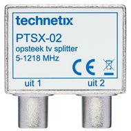 Technetix IEC Opsteek Splitter TV 9.5(F)-2x9.5(M) PTSX02