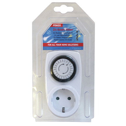 Afbeelding vergroten Homeparts Mechanische schakelklok 24-uurs