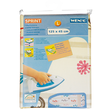 Afbeelding vergroten Wenko Strijkplankovertrek Sprint 125 x 45cm