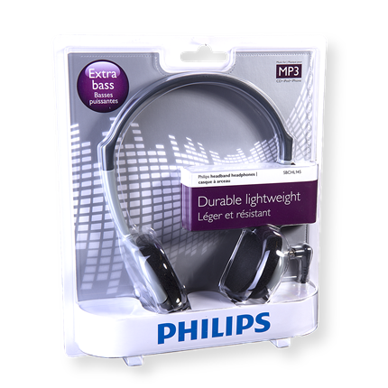 Afbeelding vergroten Philips Hoofdtelefoon SBCHL145 Grijs