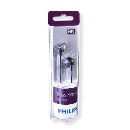 Afbeelding vergroten Philips Oortelefoon SHE2000 Earbuds Zwart