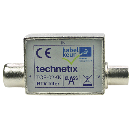 Afbeelding vergroten Technetix TOF-02 Splitter IEC (F) - IEC (M)