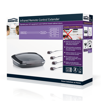 Afbeelding vergroten Marmitek Invisible Control 4 Black