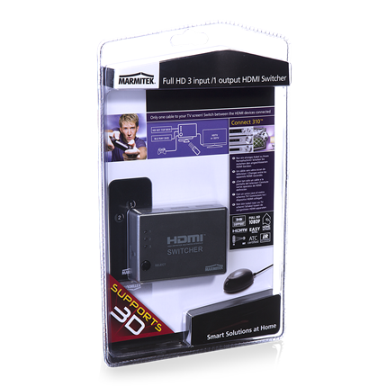 Afbeelding vergroten Marmitek Connect 110 HDMI Switcher
