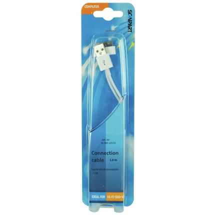 Scanpart Laad+Datakabel Apple 1m