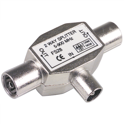 Afbeelding vergroten Scanpart Radio Splitter 9.5(M)-2 x 9.5(F)