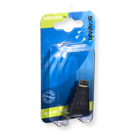 Afbeelding vergroten Scanpart Adapter HDMI(F)-HDMI(M) Mini