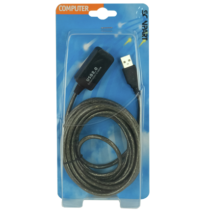 Scanpart USB Kabel 2.0 A(M)-A(F) 4,8m