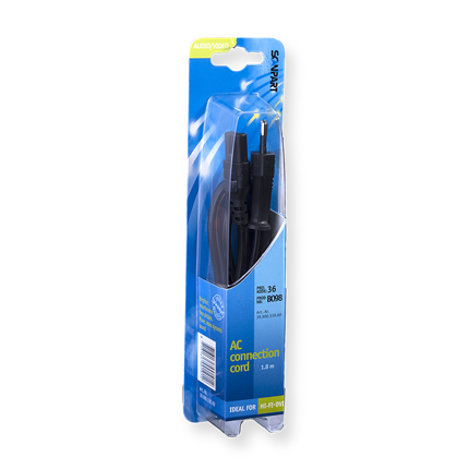 Afbeelding vergroten Scanpart Cassetterecordersnoer 1,8m