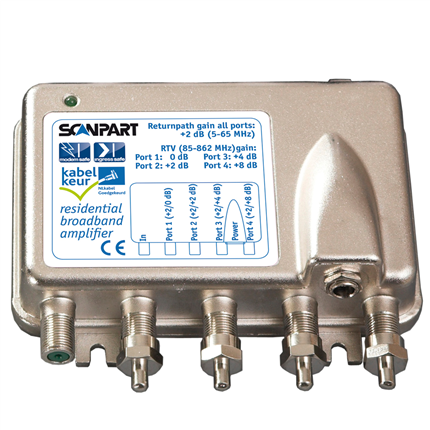 Scanpart Antenneversterker 4-weg