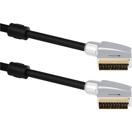 Afbeelding vergroten Profiq Aansluitkabel 21p(M)-(M) 1,5m