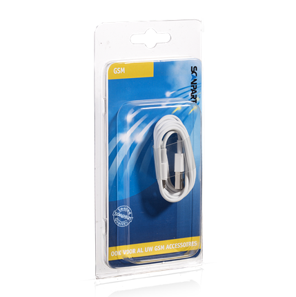 Afbeelding vergroten Apple Laad+Datakabel Lightning 1m