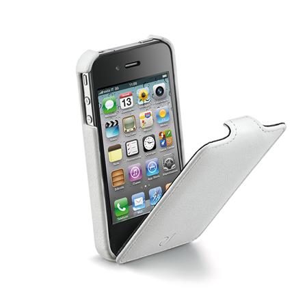 Afbeelding vergroten Cellular Line Apple Iphone 4/4s Flipcase Leder