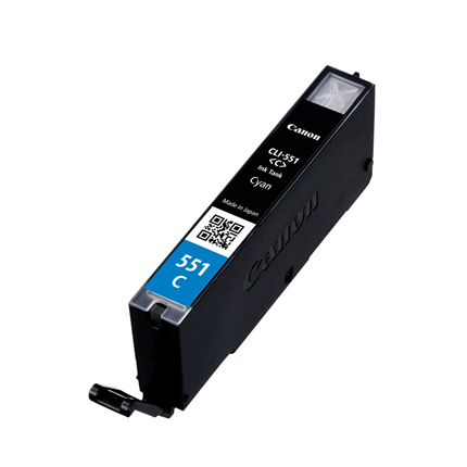 Afbeelding vergroten Canon Cartridge CLI-551C Cyan ± 332 pagina's