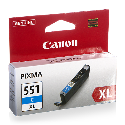 Afbeelding vergroten Canon Pixma 551XL Cyan