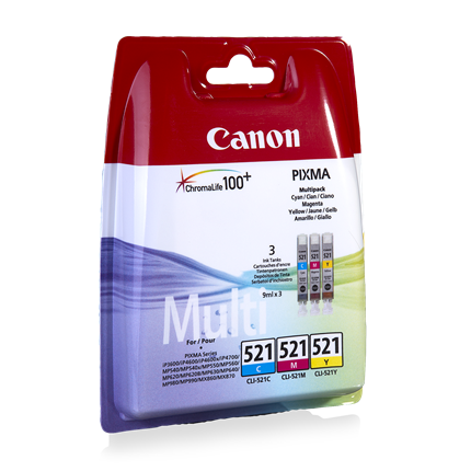 Afbeelding vergroten Canon Pixma 521 Multi Pack