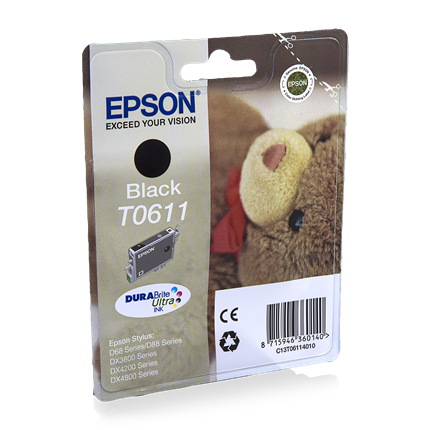 Afbeelding vergroten Epson T0611 Black