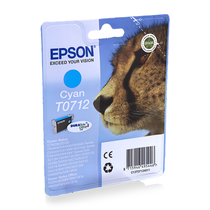 Afbeelding vergroten Epson T0712 Cyan