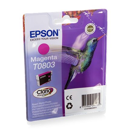Afbeelding vergroten Epson T0803 Magenta