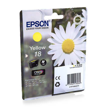 Afbeelding vergroten Epson T1804 Yellow