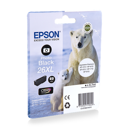Afbeelding vergroten Epson T2631 Photo Black