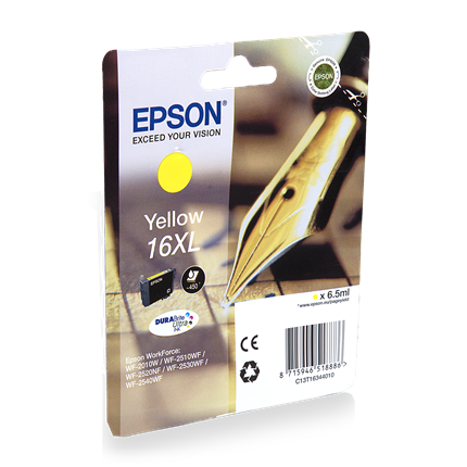 Afbeelding vergroten Epson Cartridge 16 XL (T1634) Geel