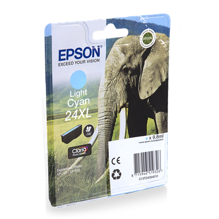 Afbeelding vergroten Epson Cartridge 24 XL (T2435) Licht Cyaan