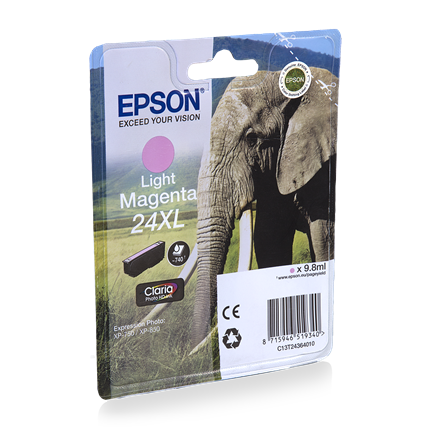 Afbeelding vergroten Epson Cartridge 24 XL (T2436) Licht Magenta