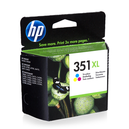 Afbeelding vergroten HP 351XL Tricolor