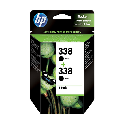 Afbeelding vergroten HP 338 2-Pack Black