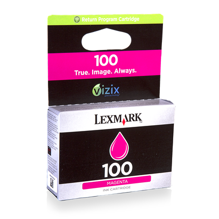 Afbeelding vergroten Lexmark 100 Magenta