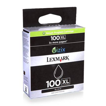 Afbeelding vergroten Lexmark 100XL Black
