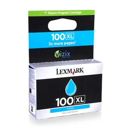 Afbeelding vergroten Lexmark 100XL Cyan