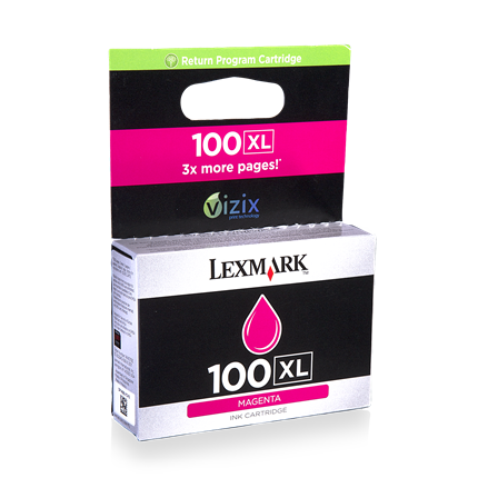 Afbeelding vergroten Lexmark 100XL Magenta