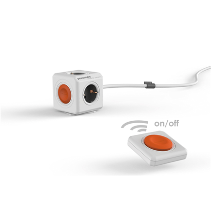 Afbeelding vergroten Powercube Stekkerblok + Afstandsbediening