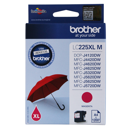 Afbeelding vergroten Brother LC225 XL Magenta