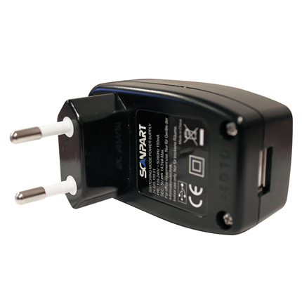 Afbeelding vergroten Scanpart USB 220V Adapter 5V-1A