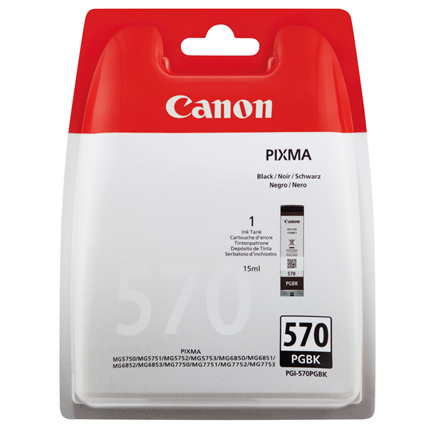 Afbeelding vergroten Canon Cartridge Zwart 300 Pagina's ± 300 pagina's, ± 3000 Foto's