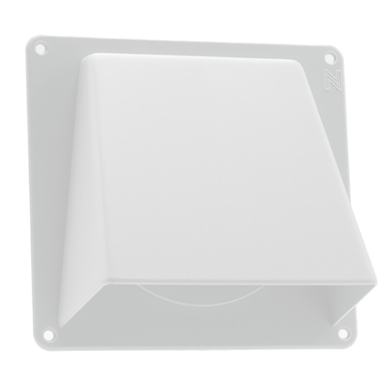Afbeelding vergroten Scanpart Uitblaasklep 100mm Wit