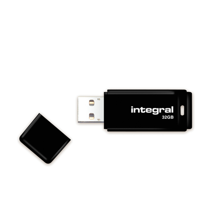 Afbeelding vergroten Integral USB Stick 3.0 32GB zwart