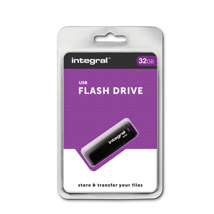 Afbeelding vergroten Integral USB Stick 3.0 32GB zwart