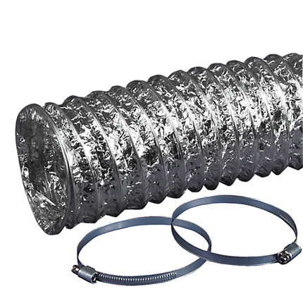 Afbeelding vergroten Scanpart Luchtafvoerslang ALU 120mm 1,5m