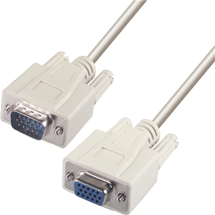 Afbeelding vergroten Scanpart Vga Verlengkabel (M)-(F) 2,5m