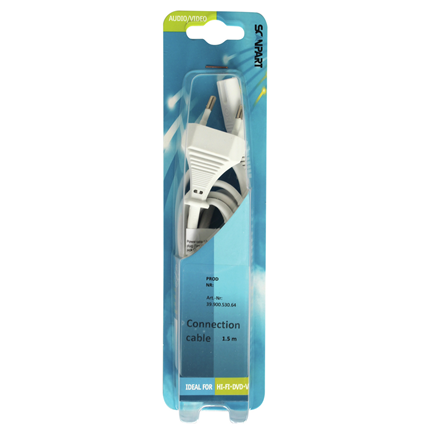 Afbeelding vergroten Scanpart Cassetterecordersnoer 1,5m