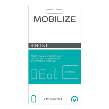 Afbeelding vergroten Mobilize Sim Adapter Set 3 Types
