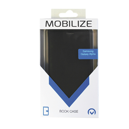 Afbeelding vergroten Mobilize Book Standcase Leder Samsung Alpha