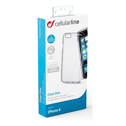 Afbeelding vergroten Cellular Line Backcover Clear Duo Apple Iphone 6