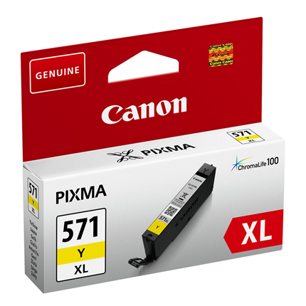 Afbeelding vergroten Canon CLI-571 XL Geel