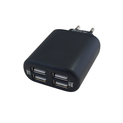 Afbeelding vergroten Scanpart Netvoeding adapter 4xUSB