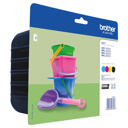 Afbeelding vergroten Brother LC221 Multipack